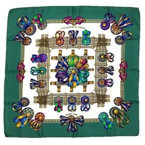 HERMES White Scarf